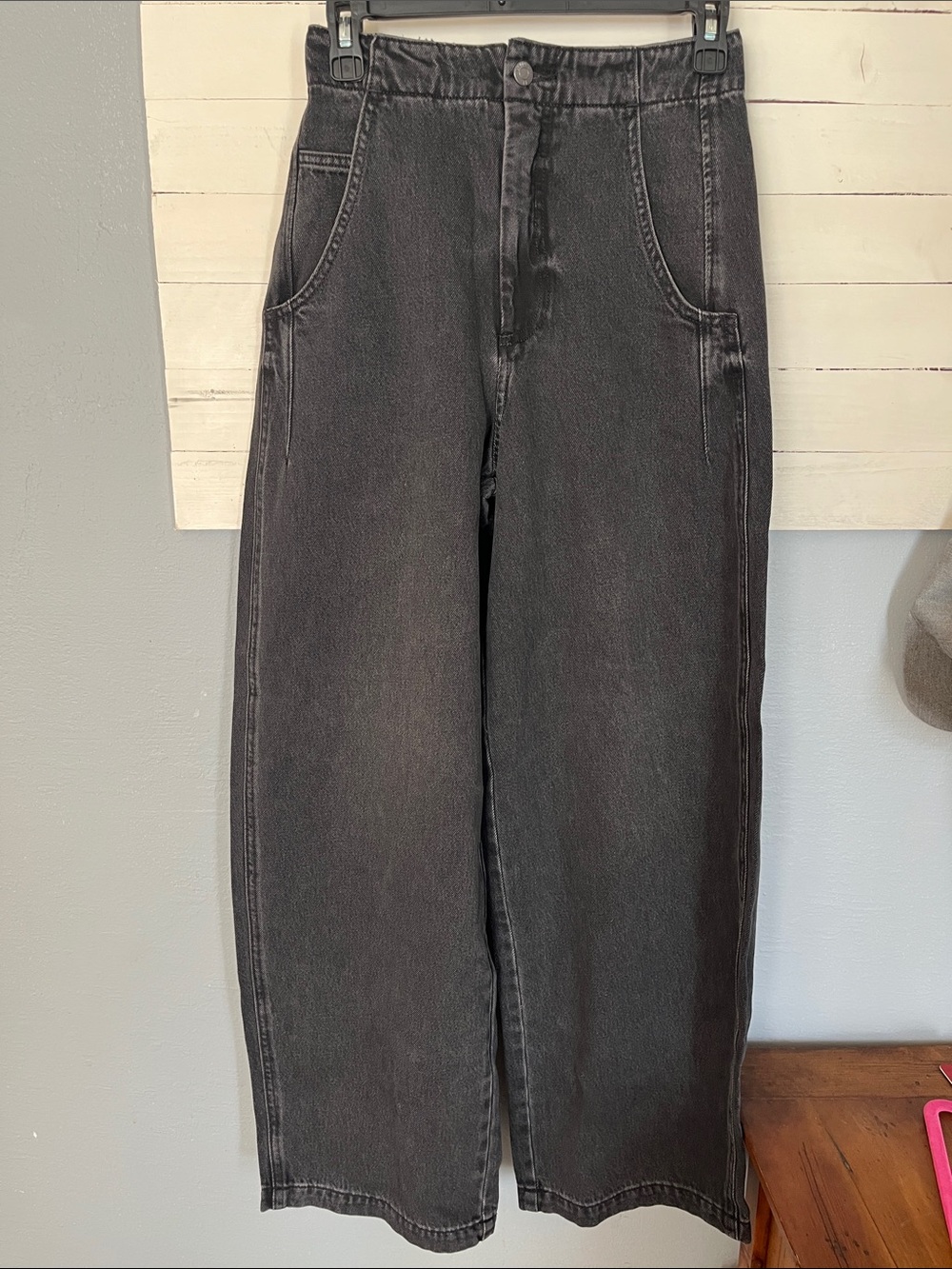 Pistola Lottie High Rise Relaxed Bowed Jeans in Zen